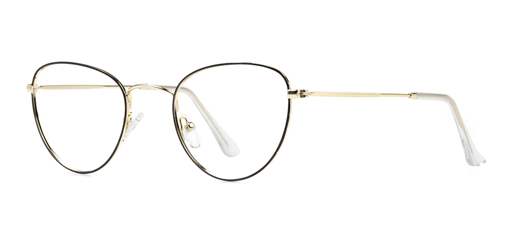 BENX FANTASIA Eyeglasses Teenage,Adult Woman Cateye Full-Rimmed Metal Unfiltered BXMTL 7814.51-C.0603